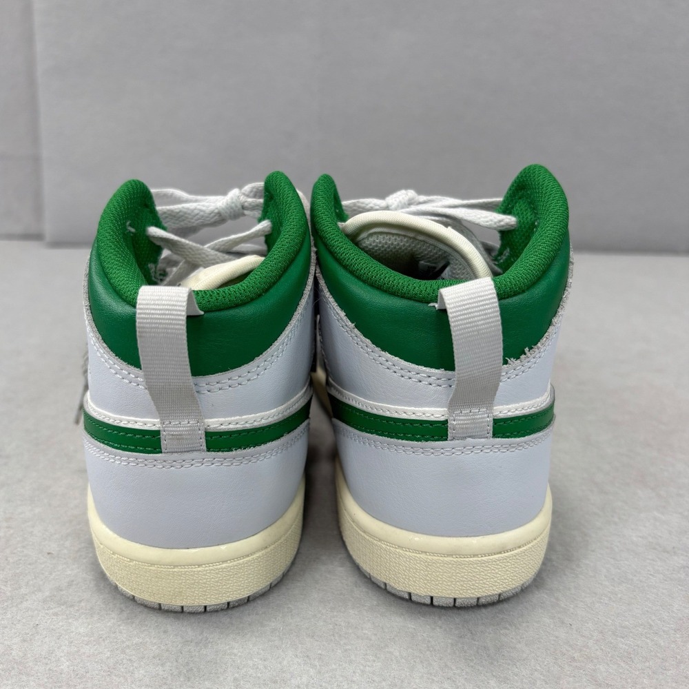Jordan 1 Mid 3Y DQ8424-142 Summit White/Pure Platinum/Sail/Pine Green - Picture 6 of 9